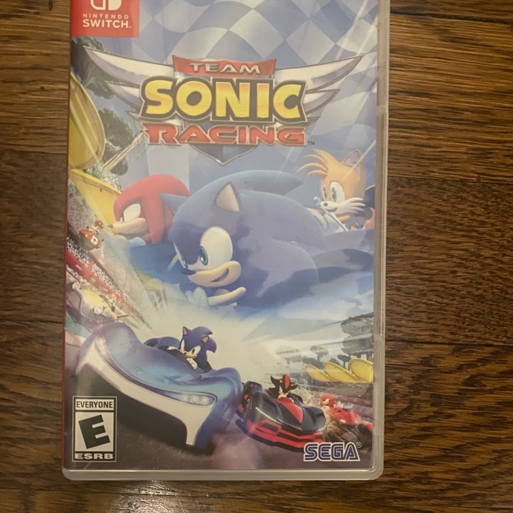 Blue Team Sonic Racing Nintendo Game